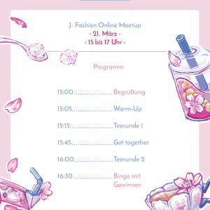 JFashion Online Meet Up Programm